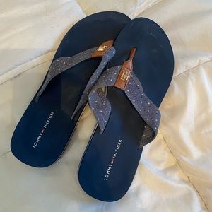 Tommy Hilfiger Navy Flip Flops